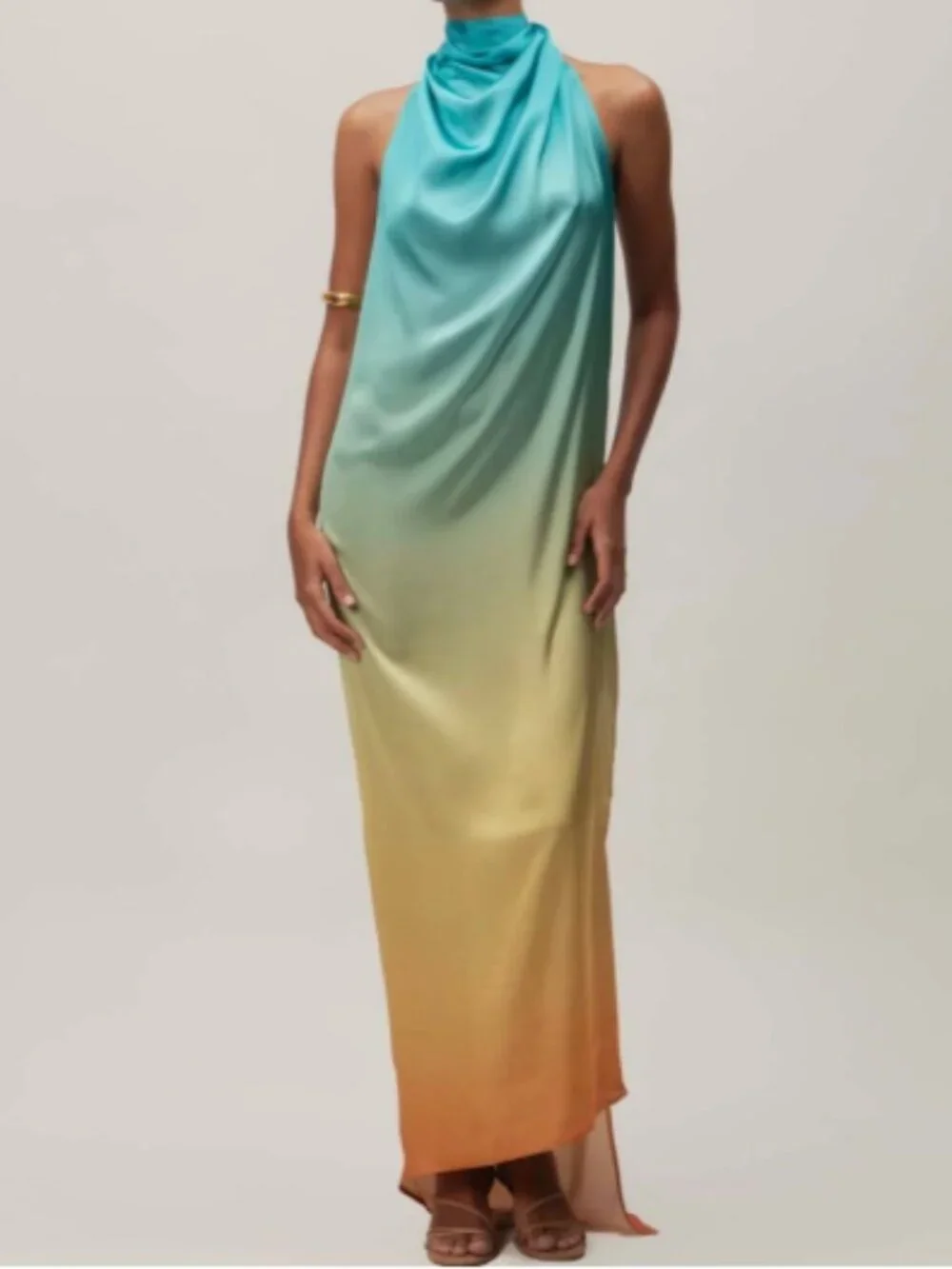 Baobab Collection Ombre Halter Maxi Dress – Size Small - Picture 1 of 9
